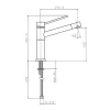 Newform Keukenkraan X-Trend Chroom 2400.21