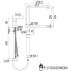 Blusani Keukenkraan Push Chroom BS2304