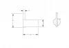 Waterevolution S22 ophanghaak RVS A450IE tekening