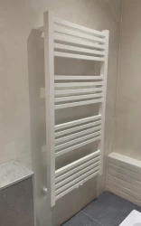 Aquadesign Cubic Handdoekradiator wit 1190x600 met vierkante buizen 1208790812