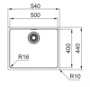 Franke Maris MRX 210.50 spoelbak onderbouw 1220527792