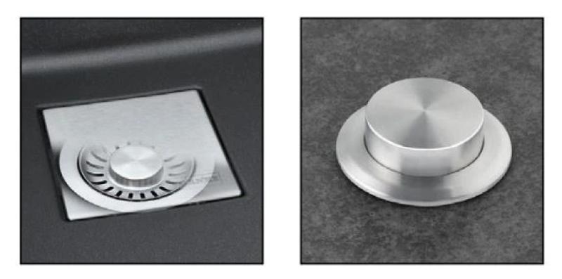 Franke Kubus KNG 110.52 spoelbak 52x42 onyx graniet onderbouw 125.0512.504