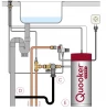 Quooker Classic Fusion Round RVS COMBI+ Warm, koud, kokend water 22+CFRRVS