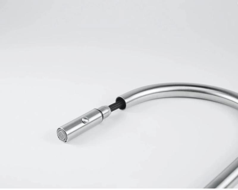 Franke Keukenkraan Eos Neo met uitloop uittrekbare sproeikop volledig RVS 115.0590.045