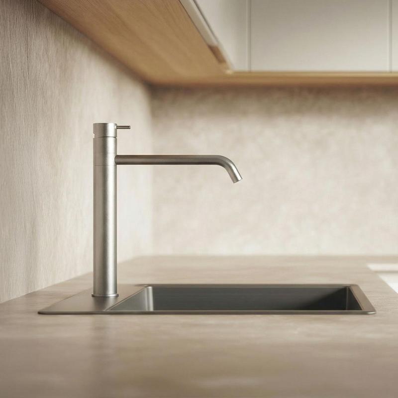 Waterevolution Flow keukenmengkraan PVD Gun Metal T150GME