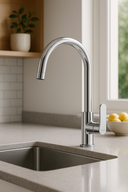 Aquadesign Nice eenhendel keukenmengkraan chroom