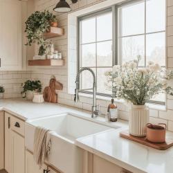 Quadri Derby keukenmengkraan met flexibele uitloop en douche met 2 straalsoorten chroom 1208955915