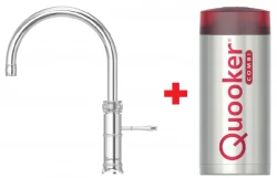 Quooker Classic Fusion Round Chroom COMBI Warm, koud, kokend water 22CFRCHR