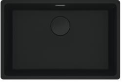 Franke Maris MRG 210 / 110-62 Fragranite black edition mat zwarte spoelbak vlakinbouw