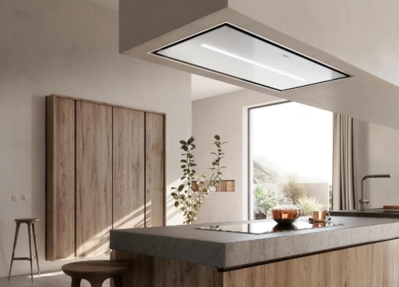 Franke Mythos Air Hub D plafondunit wit glass afzuigkap 120cm 350.0679.885