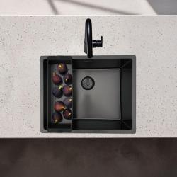 Pure.Sink Prestige inzetbak voor spoelbak Gun Metal PPGCL40-61