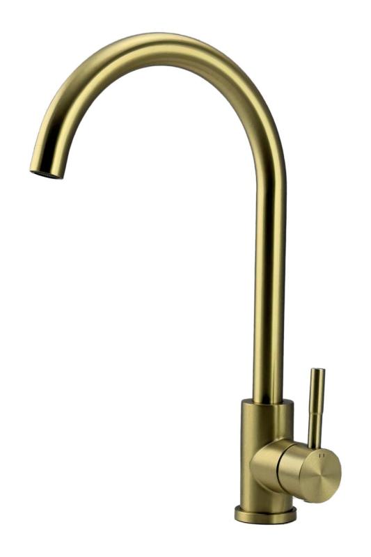 Pure.Sink Elite Steel Stream keukenkraan PVD geborsteld goud  PS8044-60