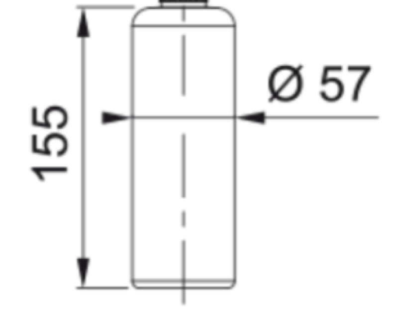 Franke Atlas Kunststofflesje voor Zeepdispenser reservoir 133.0641.890