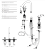 Waterevolution Flow 3-gats keukenmengkraan chroom T152U