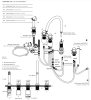 Waterevolution Flow 5-gats keukenmengkraan met uittrekbare sproeier en gefilterd water aansluiting chroom T154U01