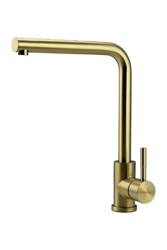 Pure.Sink Prestige  Combinatieset Gouden spoelbak 50x40 cm met Gouden Keukenkraan 1208970764