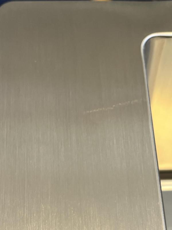 OUTLET Schade bak! Ausmann Oder Blue grote rvs spoelbak 79x50cm vlakbouw en opbouw met kraangatbank 1208970792