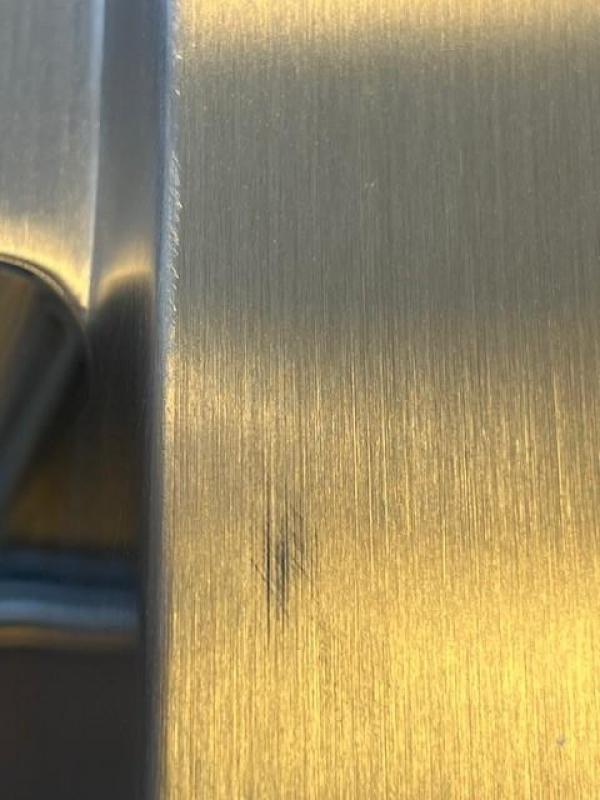 OUTLET Hoeken gebogen Ausmann Oder Blue rvs spoelbak 78x50cm vlakbouw en opbouw met afdruipgedeelte 1208971208