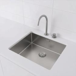 Pure.Sink Exclusivo RVS spoelbak 50x40 cm 10mm radius onderbouw, vlakbouw en opbouw PEX5040-02