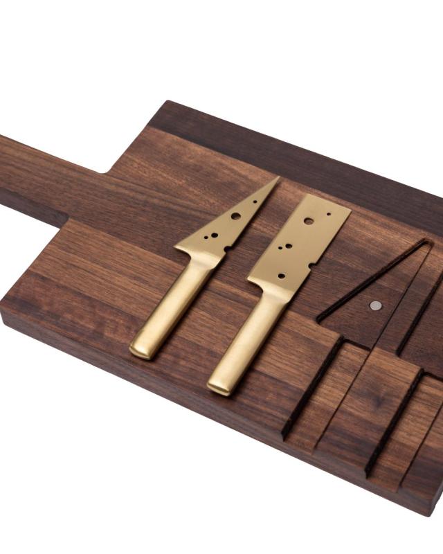 Woodsea Cheese Walnut L - Walnoothouten Kaasplank 75x20cm 1208971560