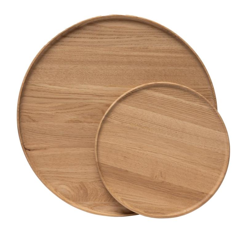 Woodsea Serving L - Eikenhouten Dienblad Rond Ø45 cm 1208971588