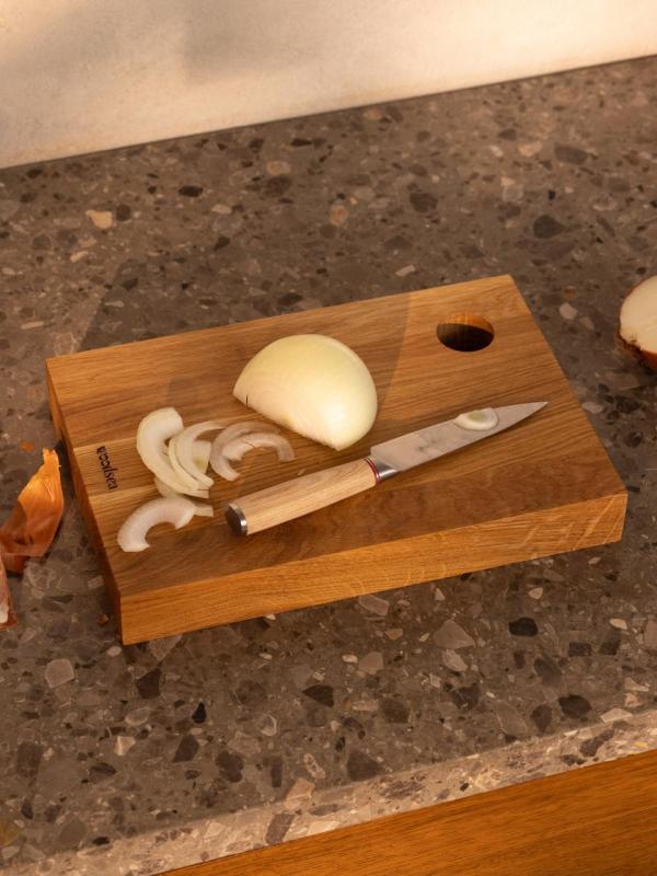 Woodsea Block Walnut L - Walnoothouten hakblok 50x25 cm 1208971607