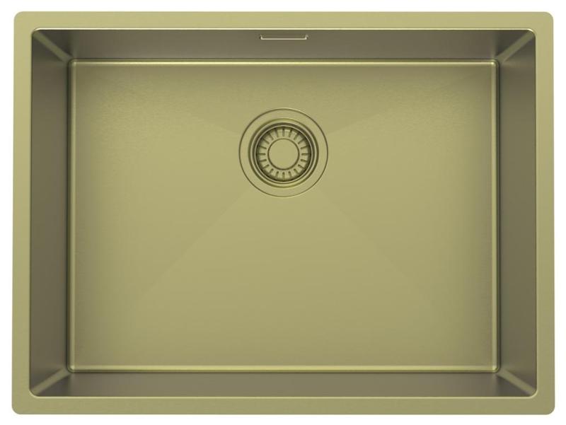 Pure.Sink Luxion Gouden spoelbak 55x40 cm onderbouw, vlakinbouw en opbouw PLX5540-60