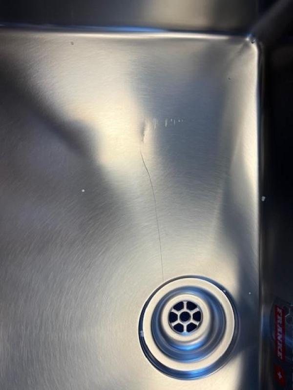 OUTLET Bekrast Franke Mythos MYX 210.70 rvs spoelbak 70x40cm vlakinbouw 	1208971949