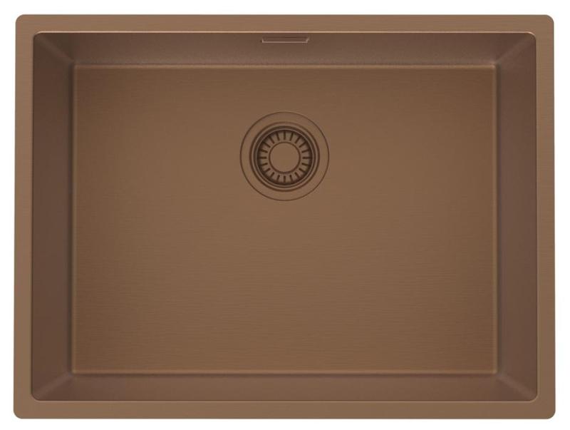Pure.Sink Luxion Koperen spoelbak 55x40 cm onderbouw 1208972448